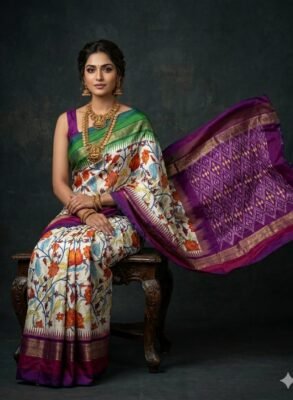 Exclusive Ikat Silk Sarees