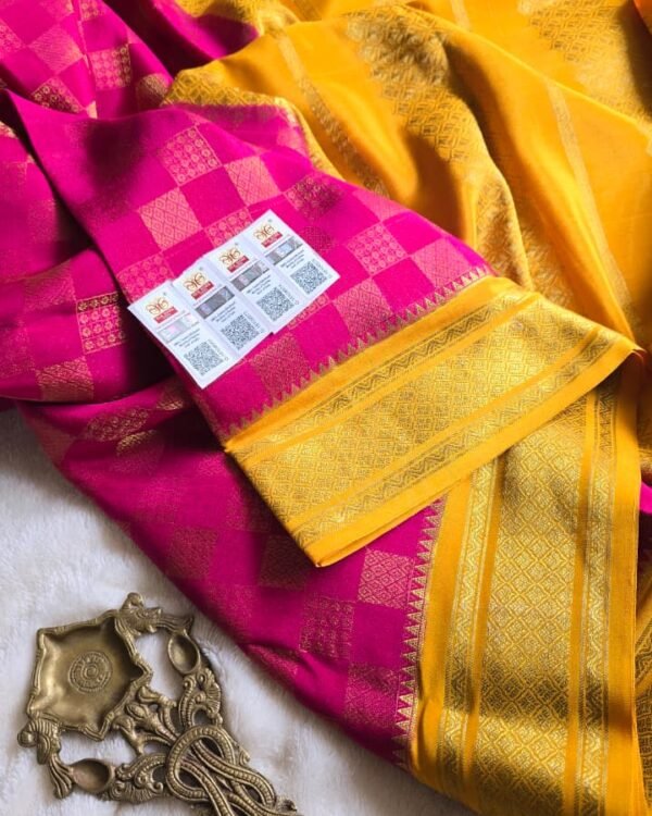 Mysore Crepe Silk Saree