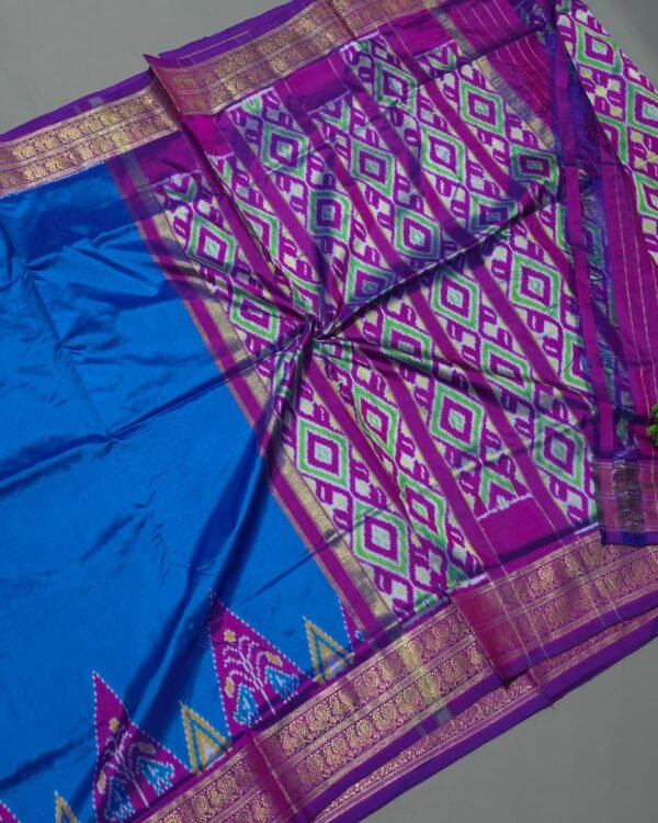 Pochampally Ikkat silk sarees | Temple Border