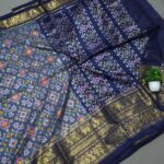 Ikkat silk sarees | Temple border