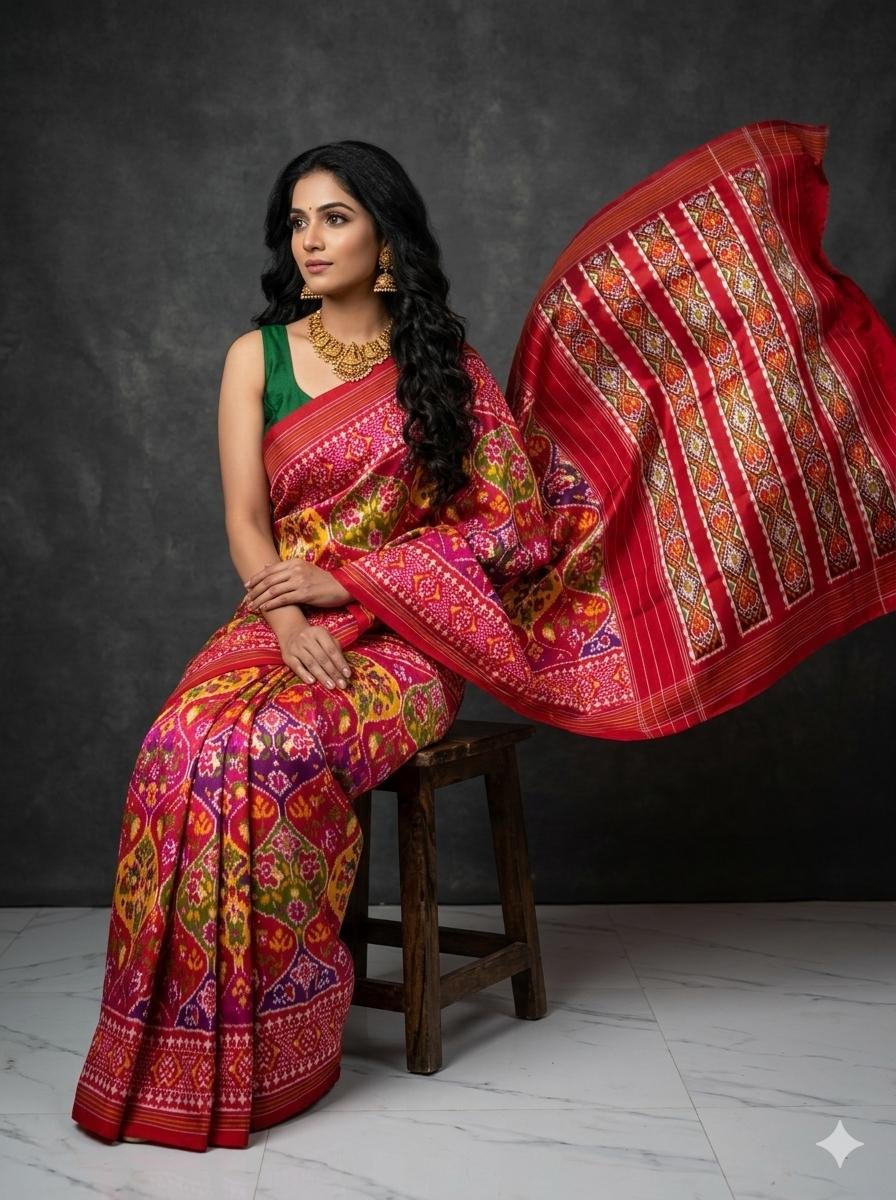 Best Pochampally ikkat silk sarees 1 Pochampally ikkat silk sarees
