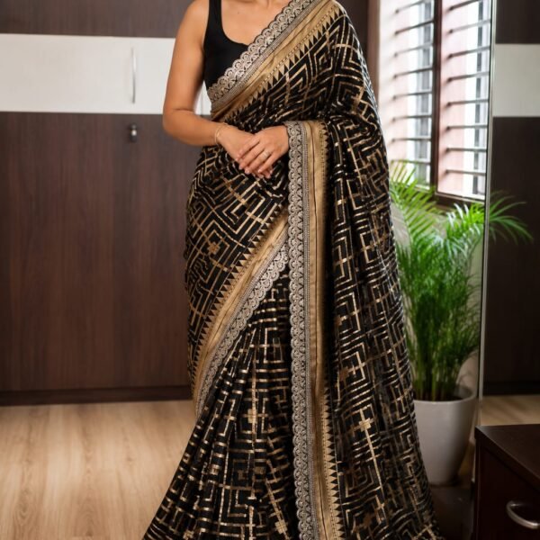 Special pure banarasi georgette silk