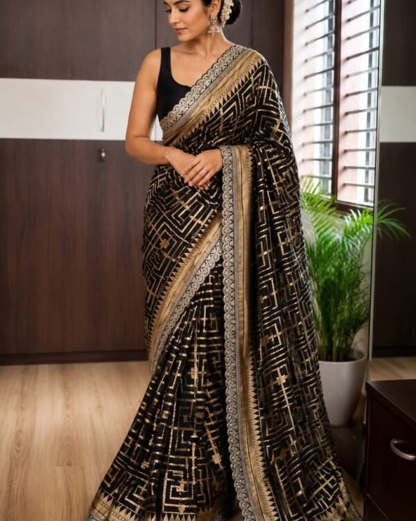 Special pure banarasi georgette silk