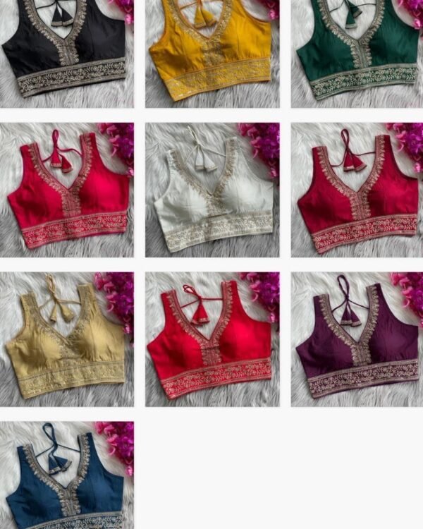 Roman Silk Ready-Made Blouse