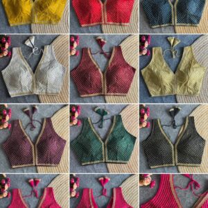 Heavy Pure Roman Silk Ready-Made Blouse