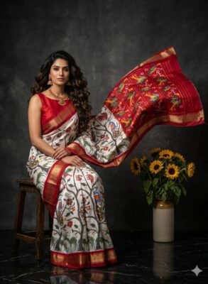 Ikkat Silk Sarees