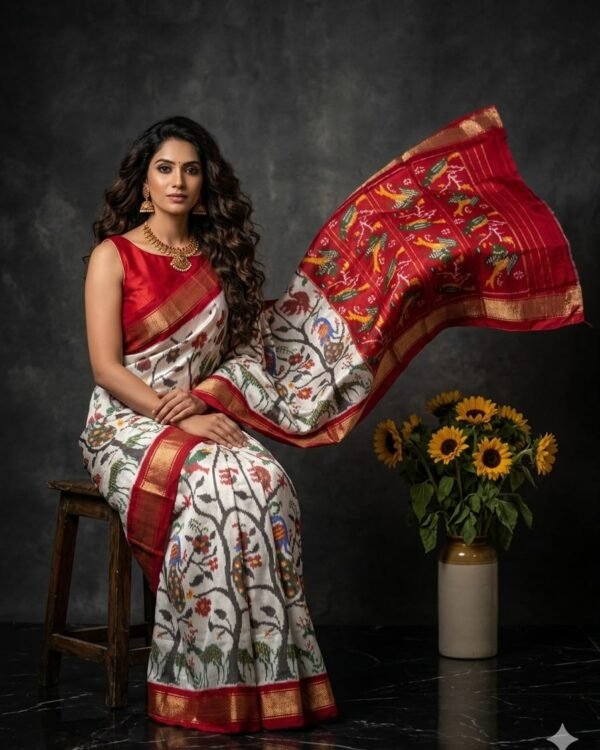 Ikkat Silk Sarees