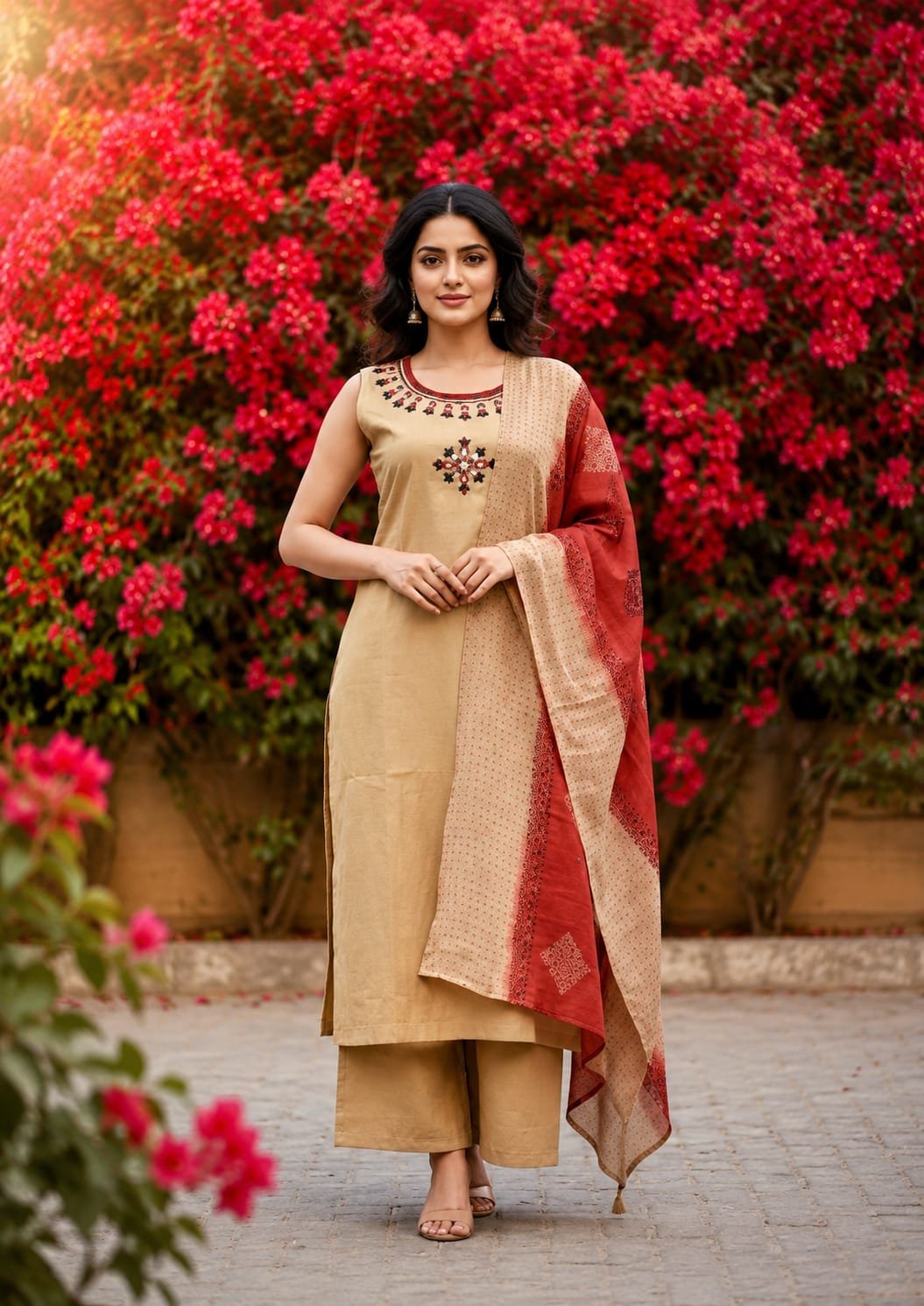 Beautiful Handloom Cotton Kurta 1 Beautiful Handloom Cotton Kurta