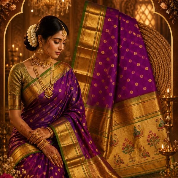 Exclusive Maharani Paithani Saree