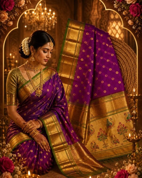 Exclusive Maharani Paithani Saree