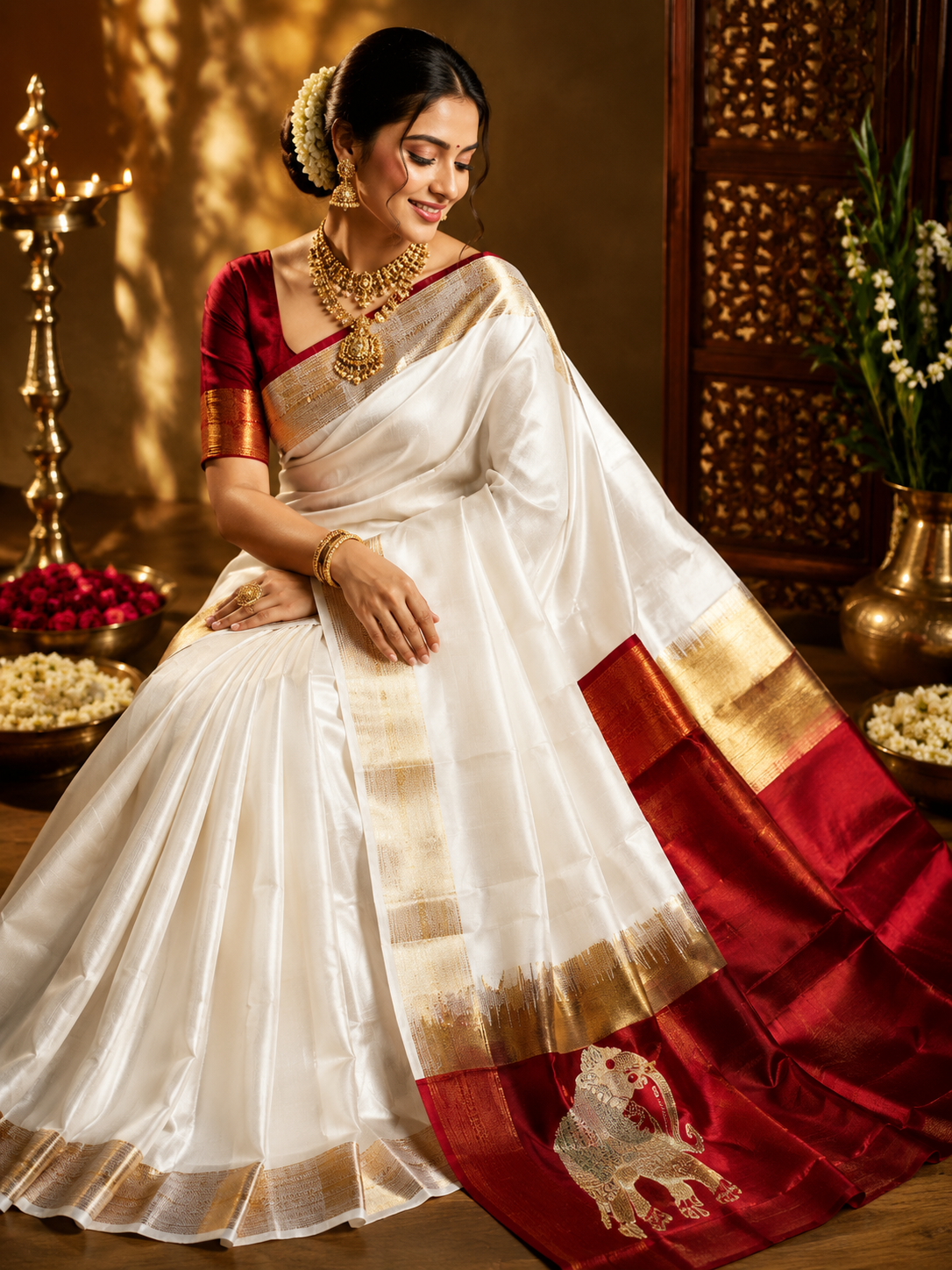 Kanchipuram pure soft silk sarees 1 Kanchipuram pure soft silk sarees