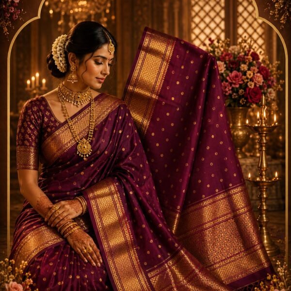 New Bridal Maharani Paithani Saree