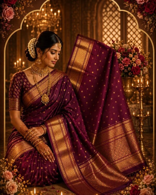 New Bridal Maharani Paithani Saree