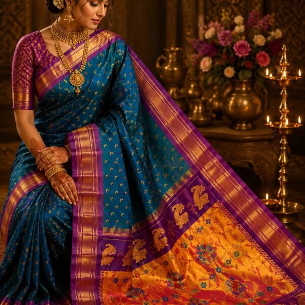 New Maharani Paithani Saree