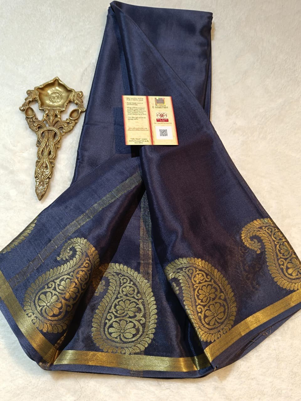 New Pure Mysore Crepe Silk Saree 1 Pure Mysore Crepe Silk Saree