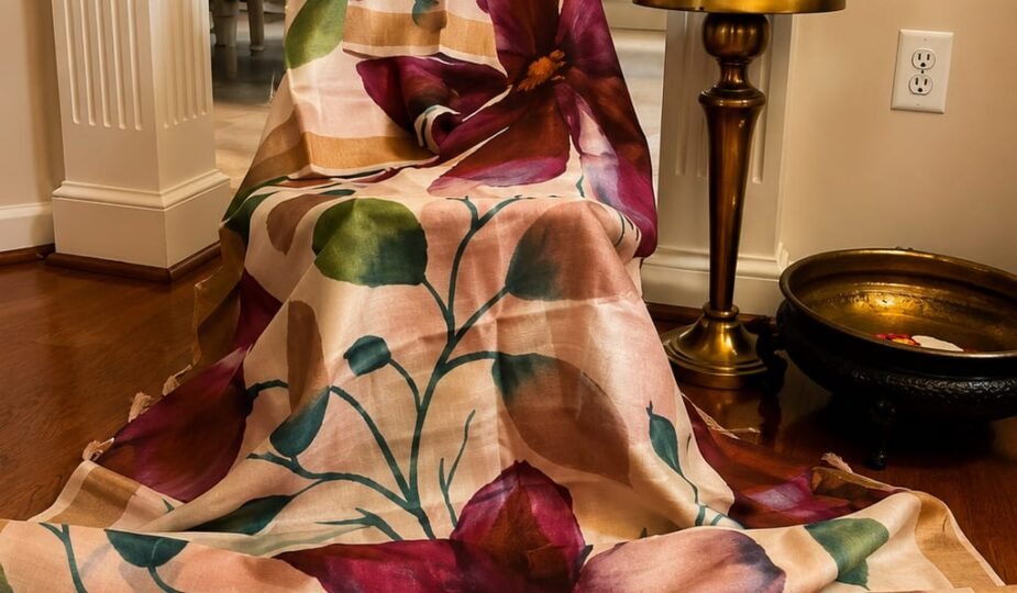New Zari border pure handloom tussar saree Exclusive No.1 Raw Elegance of Tussar Pure Silk Sarees