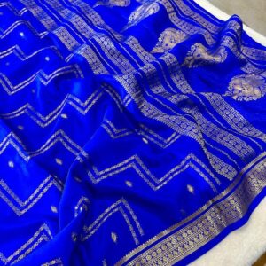 Pure crepe Mysore silk sarees