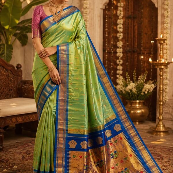 Simple Maharani Paithani
