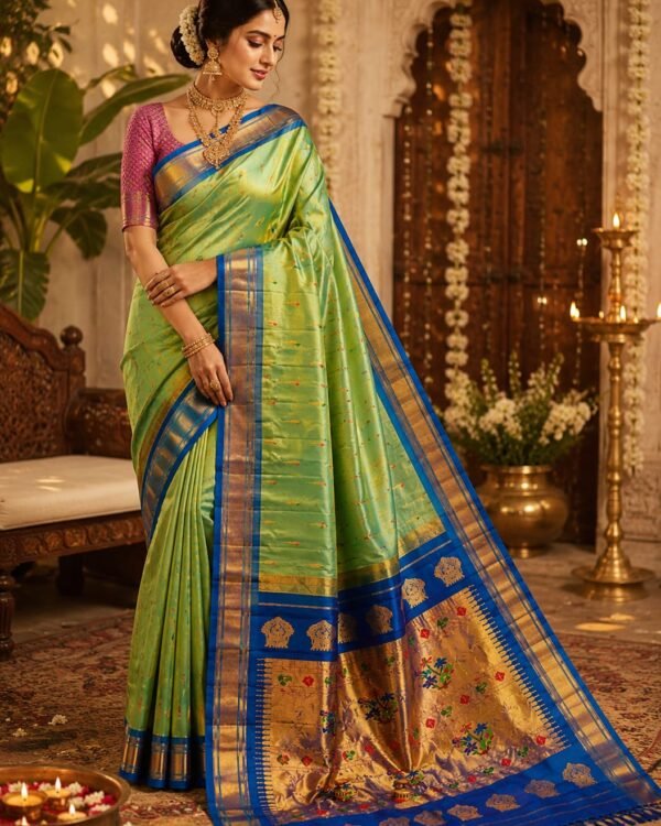 Simple Maharani Paithani