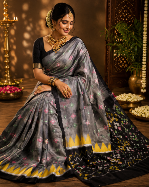 Special Pure Ikkath silk Handloom