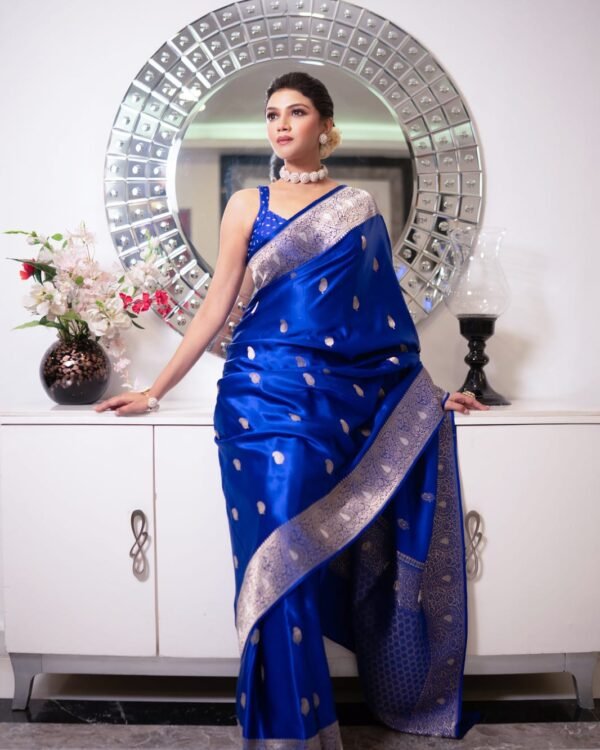 Excellent Banarasi mashru silk Saree