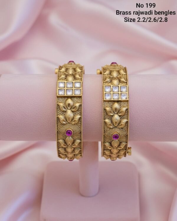 New Brass Rajwadi Bangles