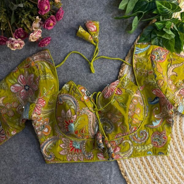 Sequence Work Traditional Blouse 