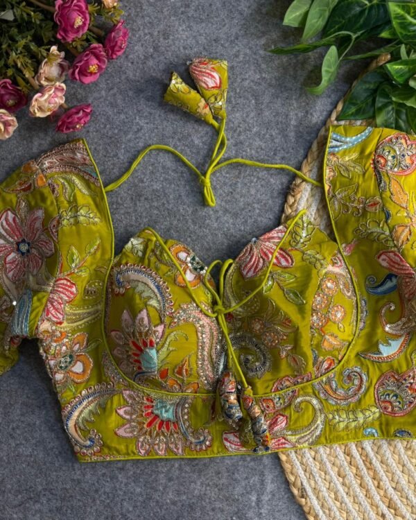 Sequence Work Traditional Blouse 