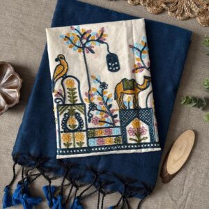 Beautiful Handloom Khadi Cotton Saree