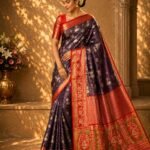 Bridal wear pure kanchipattu tissue brocade 