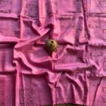 Cutwork Embroidery work on Pure Tussar Silk