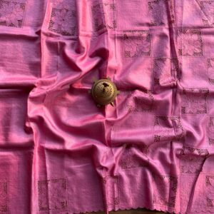 Cutwork Embroidery work on Pure Tussar Silk