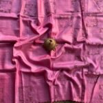 Cutwork Embroidery work on Pure Tussar Silk