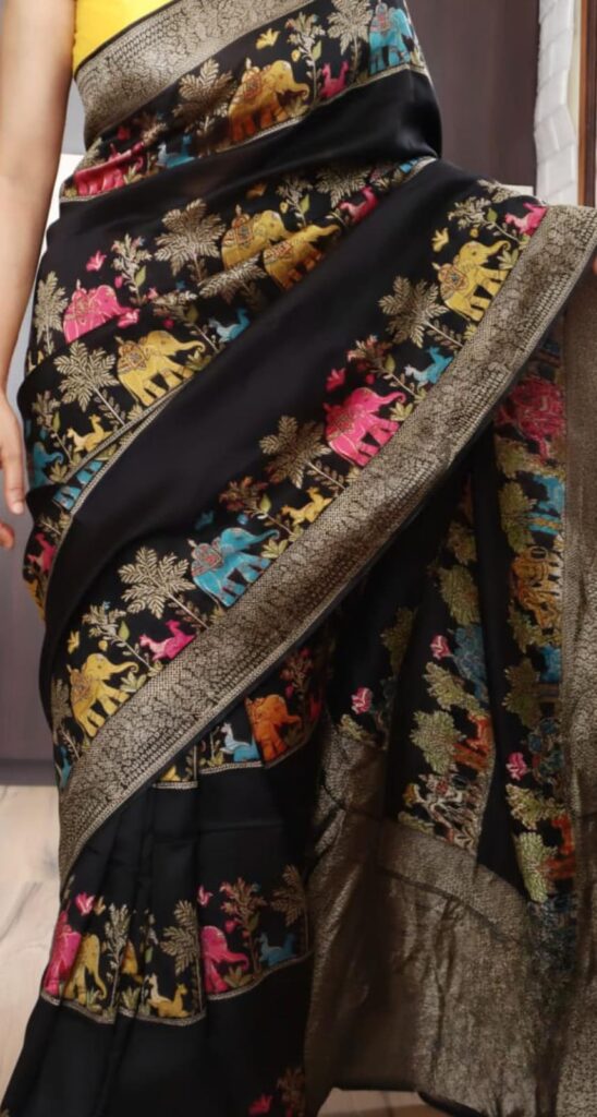 Party wear saree for weddings 