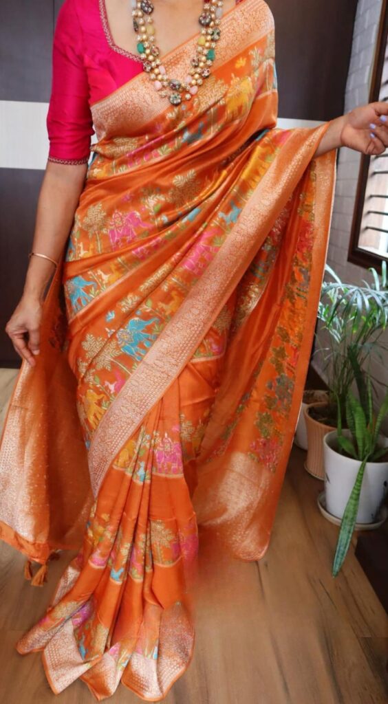 Party wear saree for weddings 