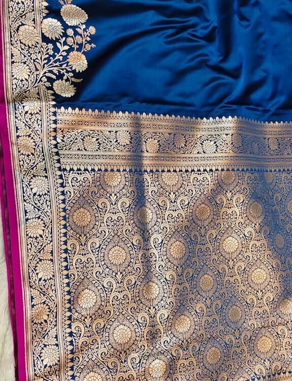 Excellent Banarasi Mashru Katan Silk Saree