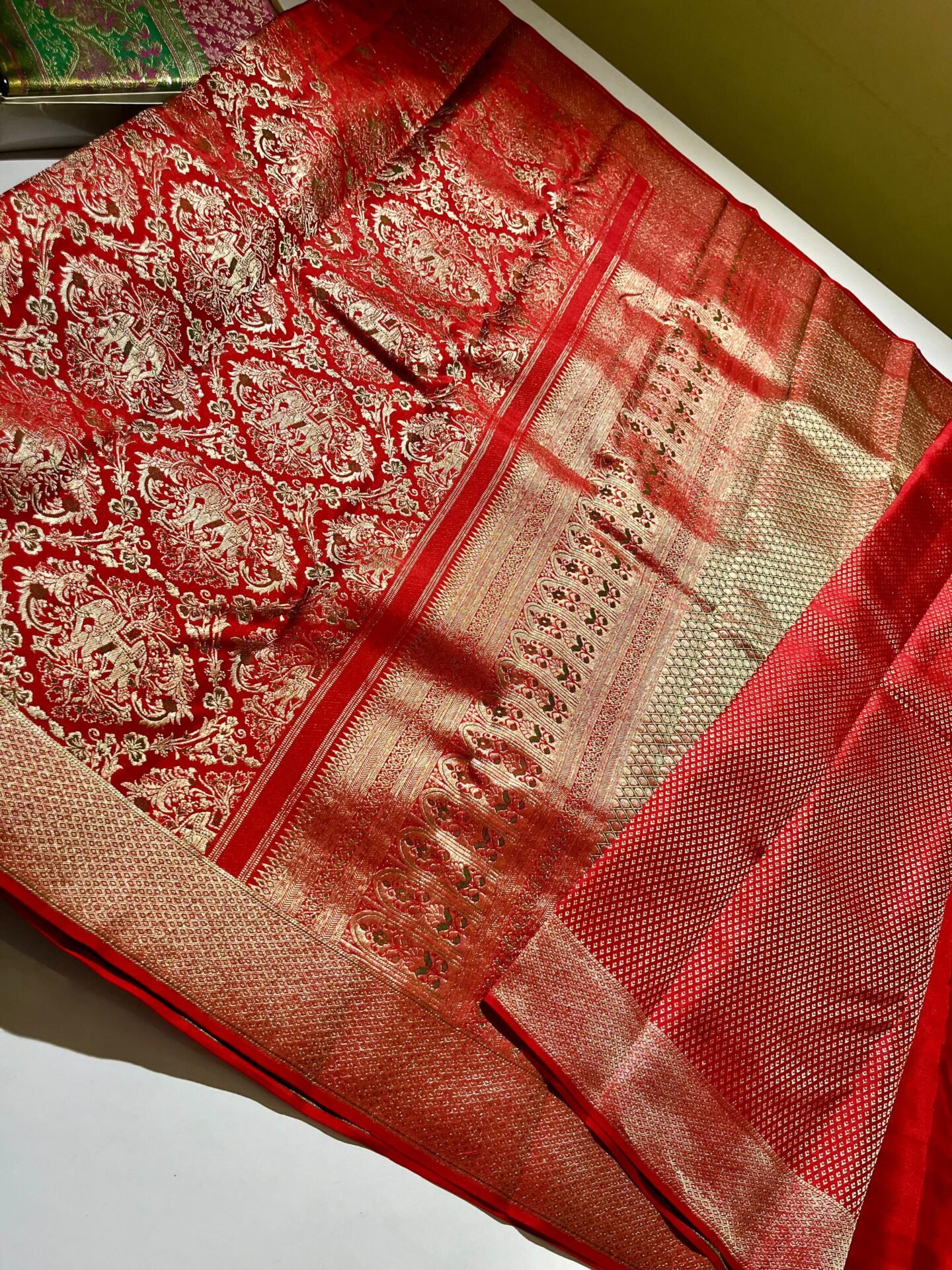 Exclusive wedding collection pure kanchipattu resham warp meenakari brocade designs ✨