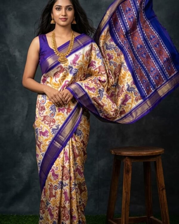 Ikat Pure Silk Sarees