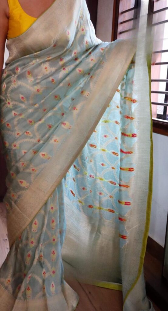 Party wear saree for weddings 