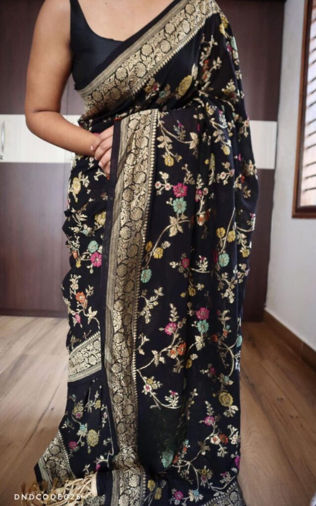 Party wear saree for weddings 