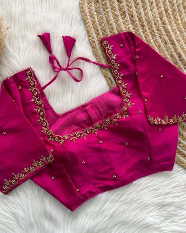 Beautiful handwork blouse and sleeve