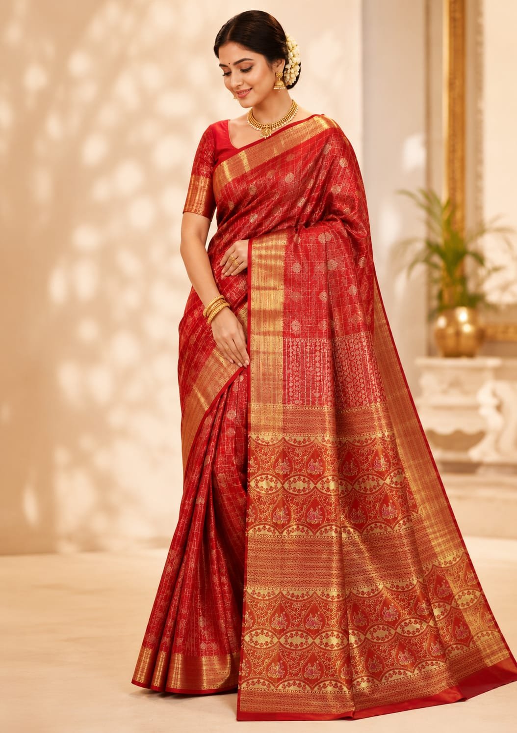 Bridal Pretty collection pure kanchipattu resham