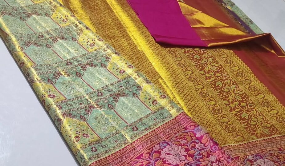 Bridal wear pure kanchipattu tissue Where To Buy A Kanchipuram Pure Tissue Silk Saree