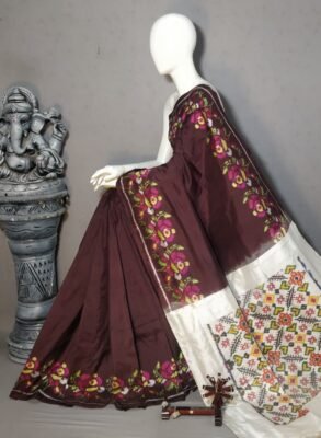 Exclusive ikkat pattu saree