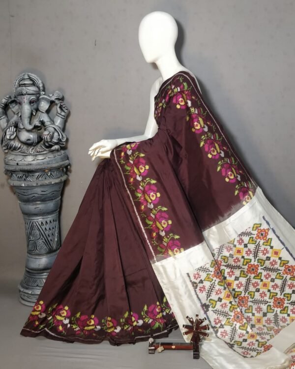 Exclusive ikkat pattu saree