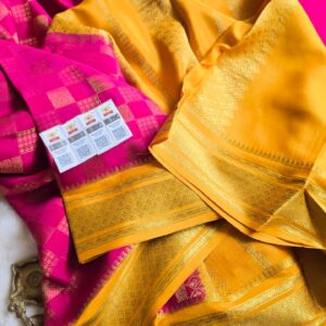 Exclusive pure crepe mysore silk sarees