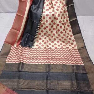 Exclusive pure handloom tussre saree 