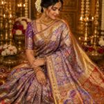 Floral Meenakari brocade designs 