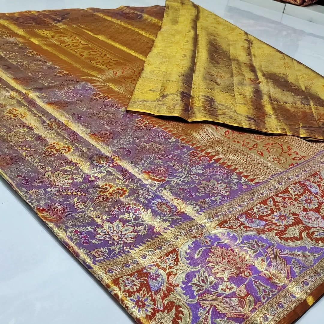 Floral Meenakari brocade designs 4 Floral Meenakari brocade designs - Image 4