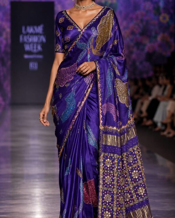Grand party wear saree